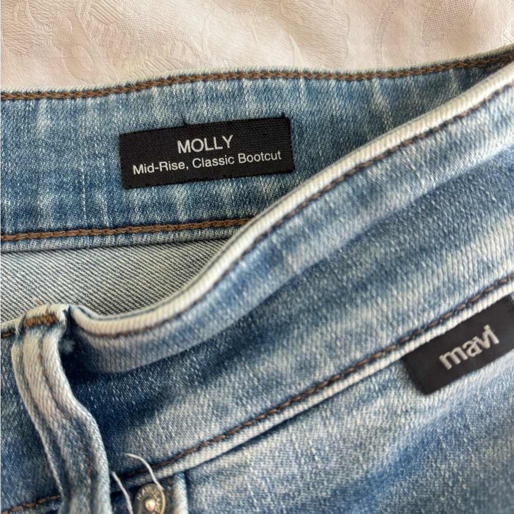 Mavi Light Blue Flare Jeans - Picture 3 of 3